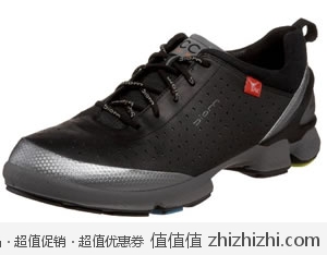 超值!爱步 ecco 男士牦牛皮运动鞋 美国amazon黑色款$134.
